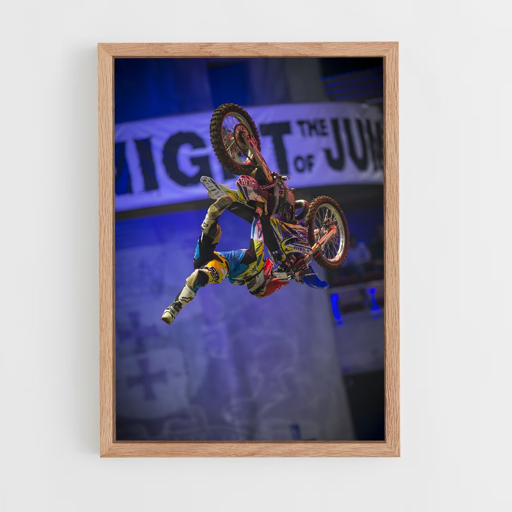 Poster Trickster sur Deux Roues – affiche Motocross freestyle (vue 4)